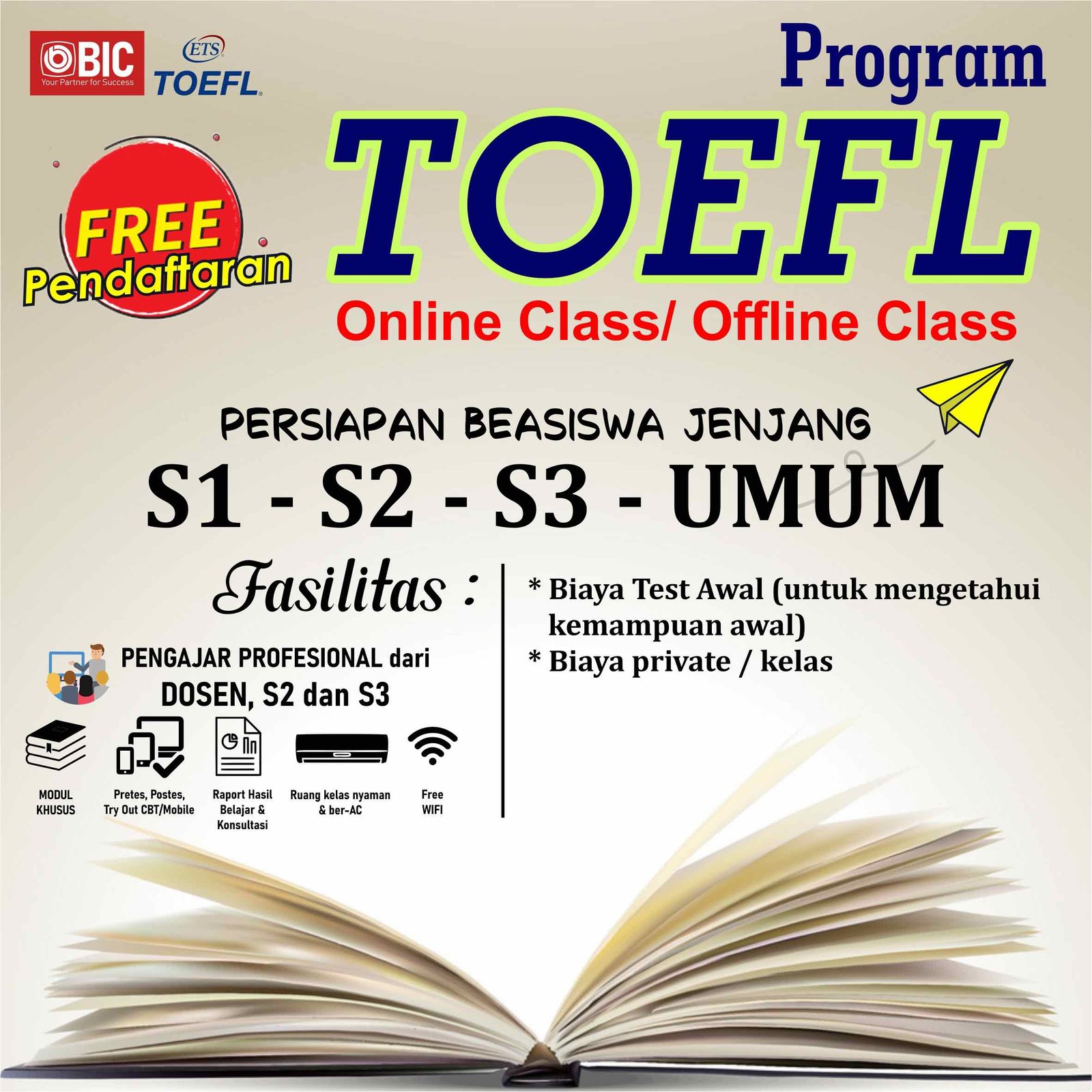 BIMBEL TOEFL ONLINE OFFLINE BIMBEL TOEFL ONLINE OFFLINE